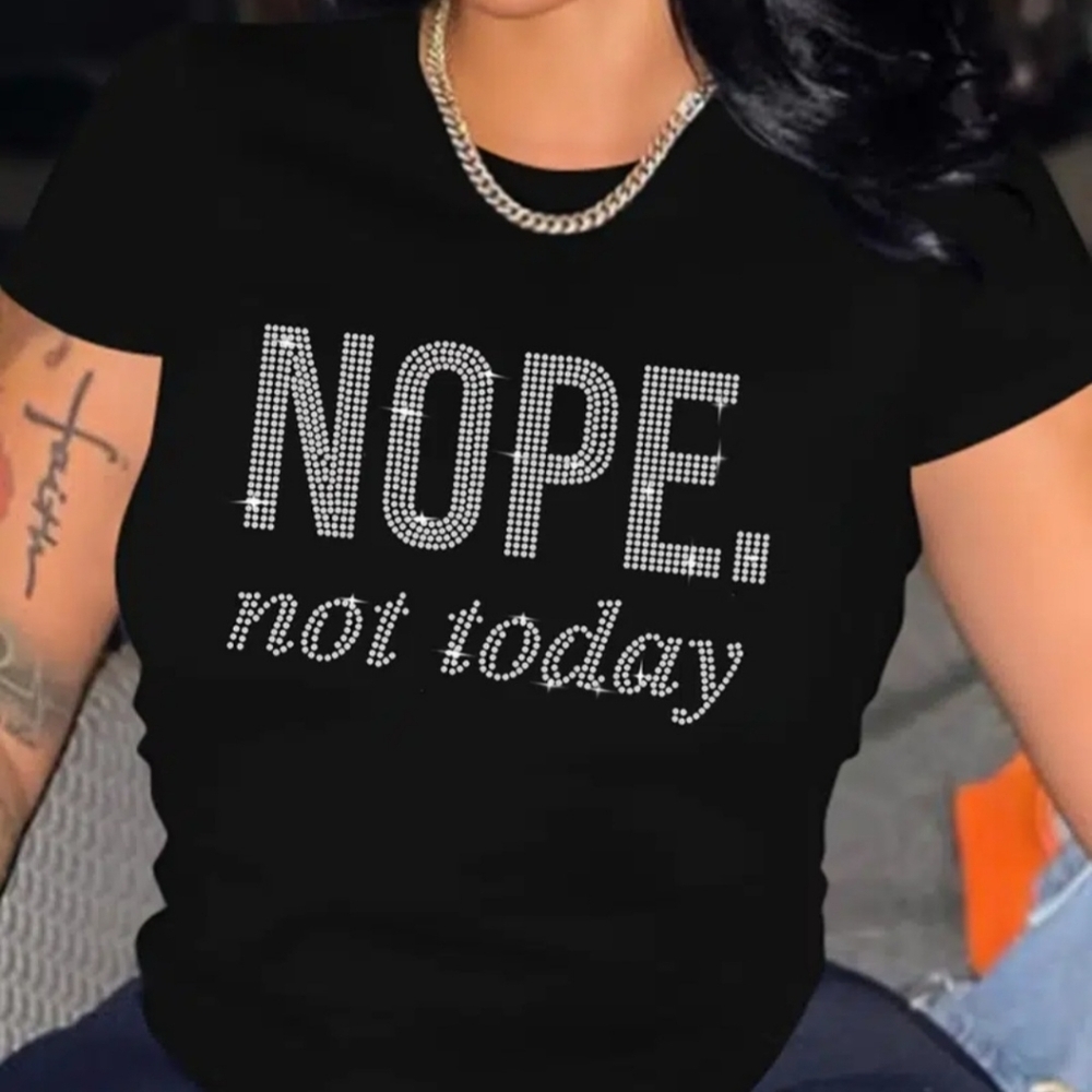 Nope Not Today T shirt sz small nwt hp 7x🔥🔥🔥🔥 - Picture 2 of 5